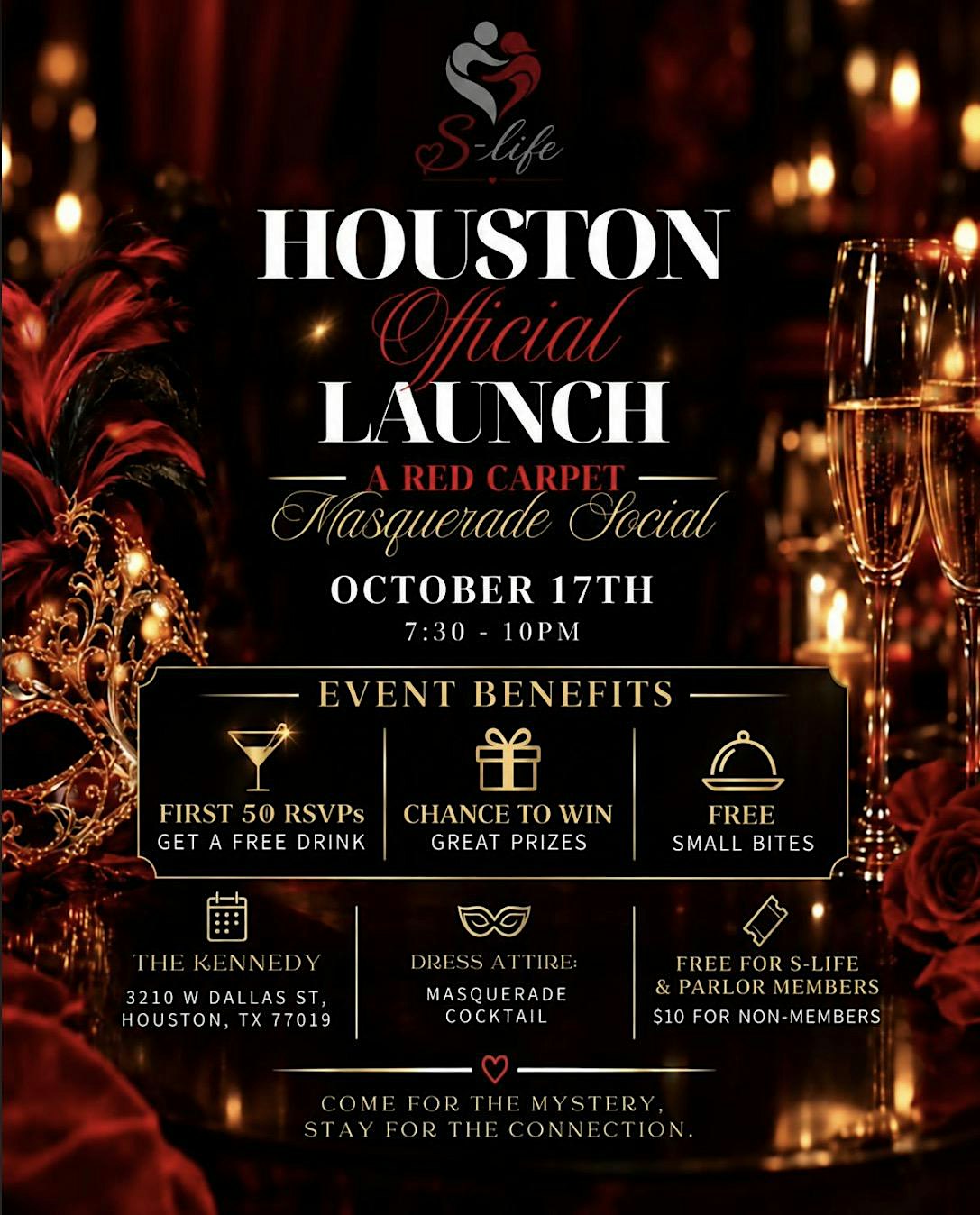 Houston Official Launch | A Masquerade Social
