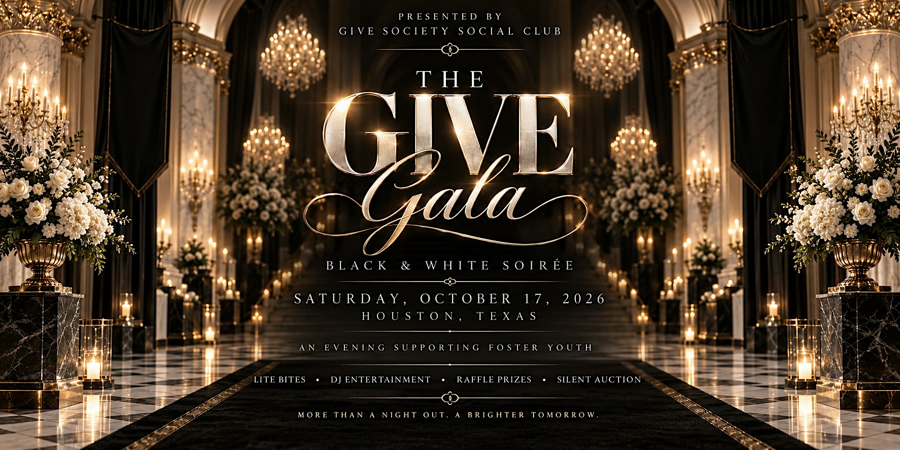 The Give Gala - Black & White Soriee