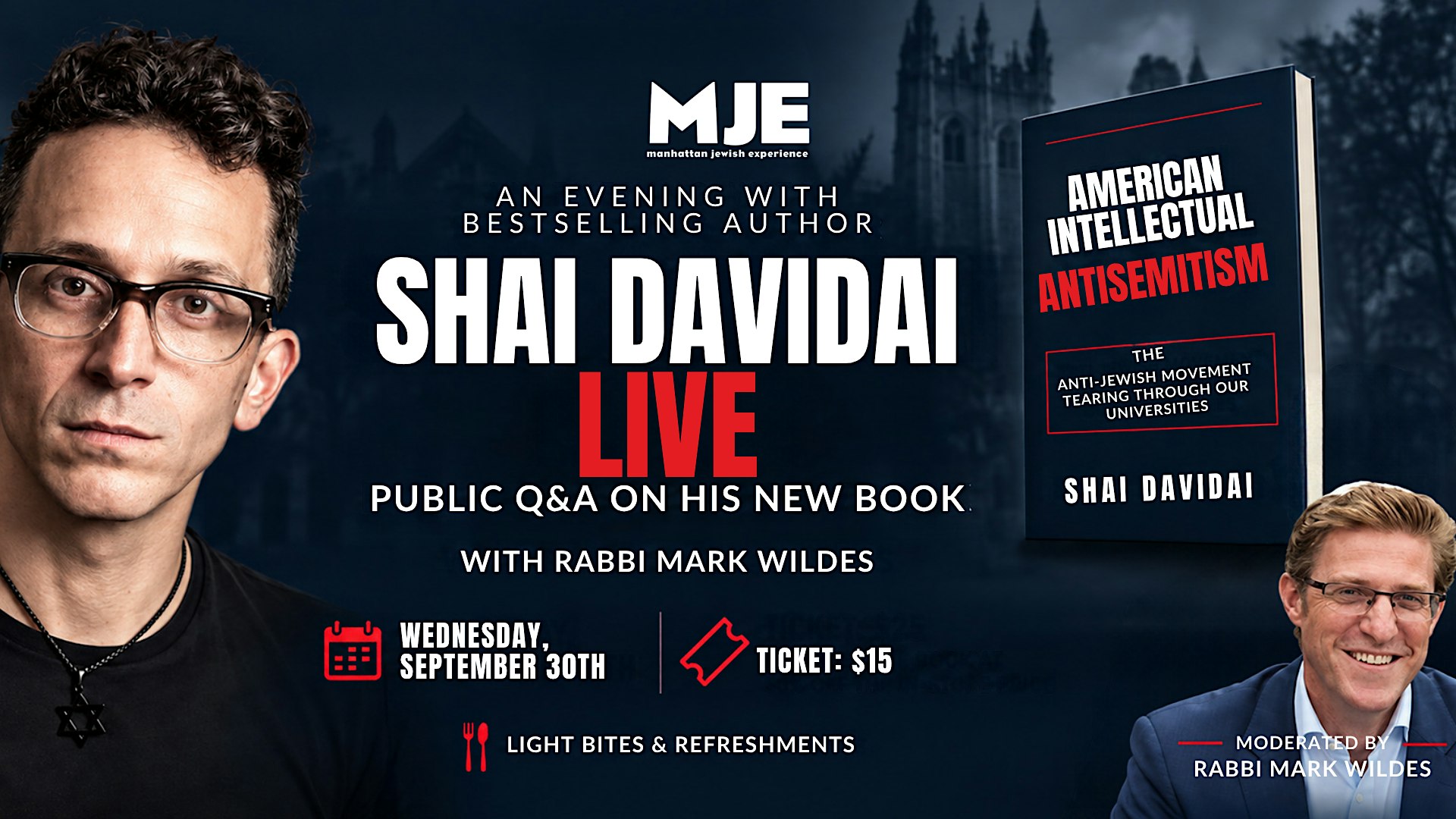 Shai Davidai's Book Q&A with Rabbi Mark Wildes