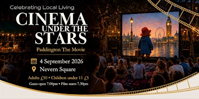 Cinema Under the Stars: Paddington The Movie at Nevern Square