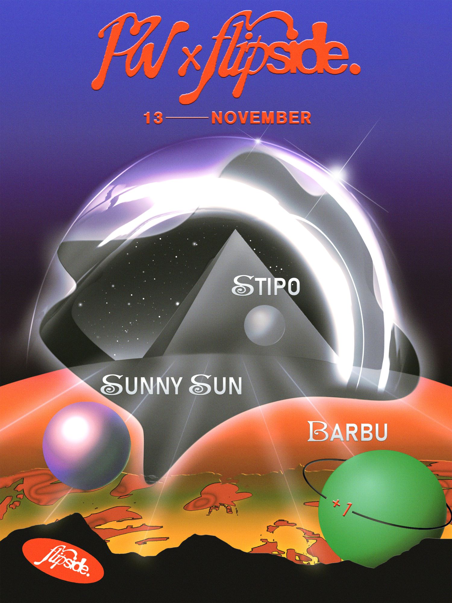 PW x Flipside • Stipo, SunnySun, Barbu