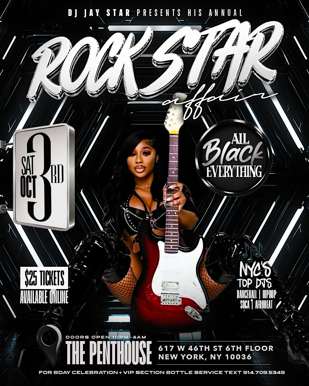 ROCK STAR AFFAIR ( ALL BLACK EVERYTHING) )