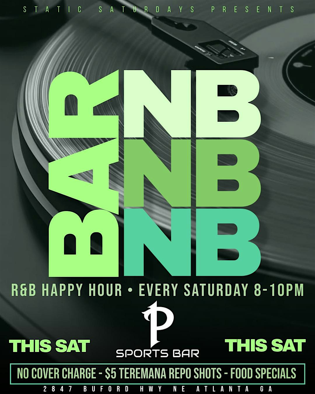 BaR&B Happy Hour at Penthouse $5 drinks $6 Wings $25 Hookah + more!
