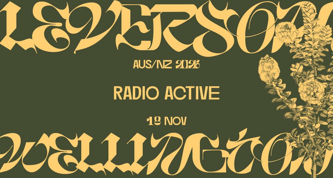 leverson x RADIO ACTIVE (aus/nz tour 2026)