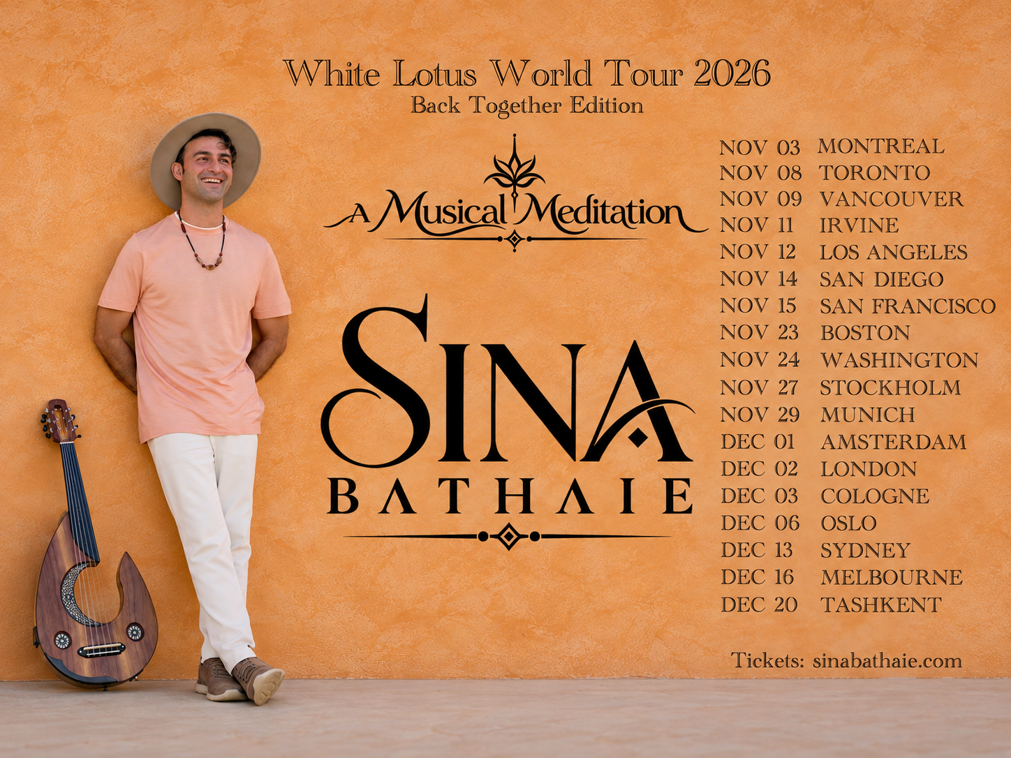Sina Bathaie — White Lotus World Tour: Back Together: Montreal