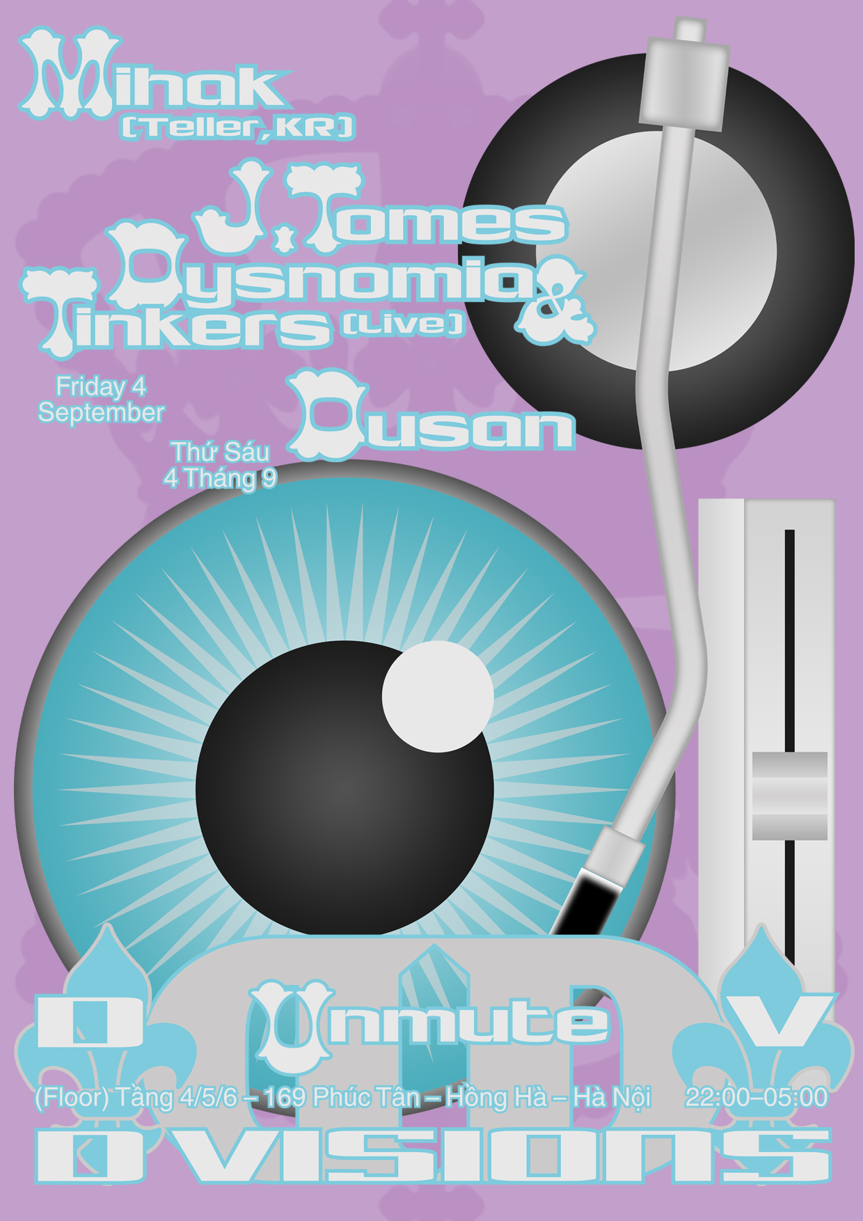 'D VISIONS': Mihak (Teller), Tomes, Dysnomia Tinkers, Dusan