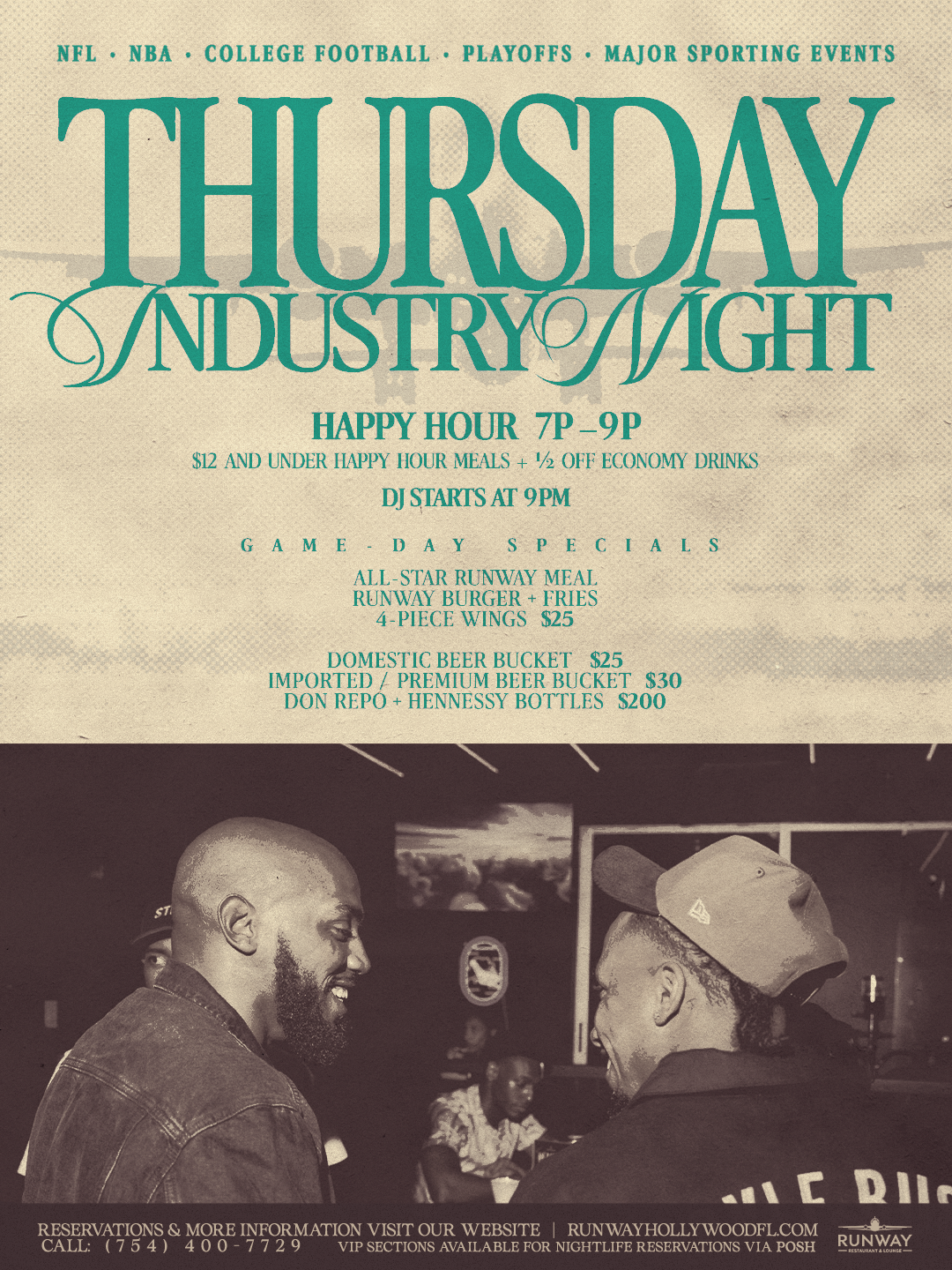 Thursday Industry Night @ Runway