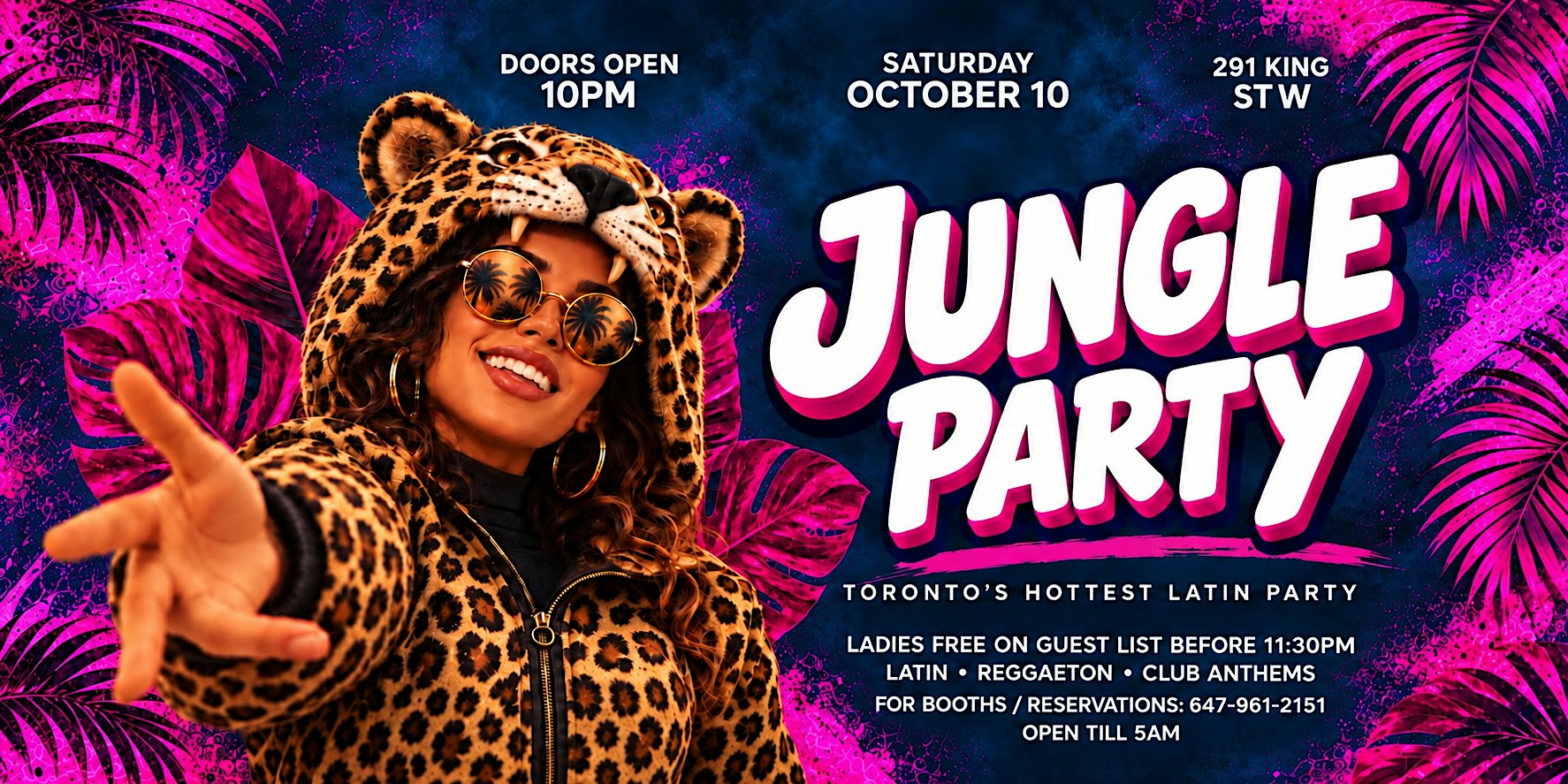 JUNGLE PARTY by Que Bonita Saturdays