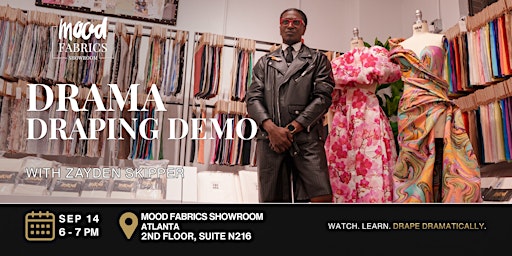 Drama Draping Demo with Zayden Skipper