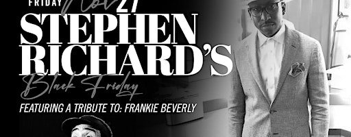 Stephen Richard’s All Black Affair Tribute to Frankie Beverly