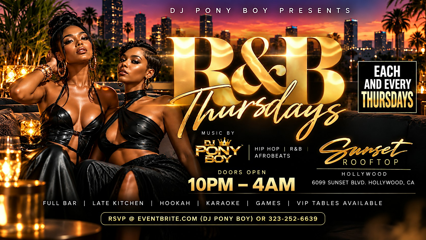 R&B ROOFTOP THURSDAYS