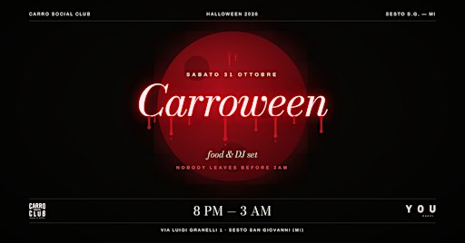 CARROWEEN | HALLOWEEN @ Carro Social Club