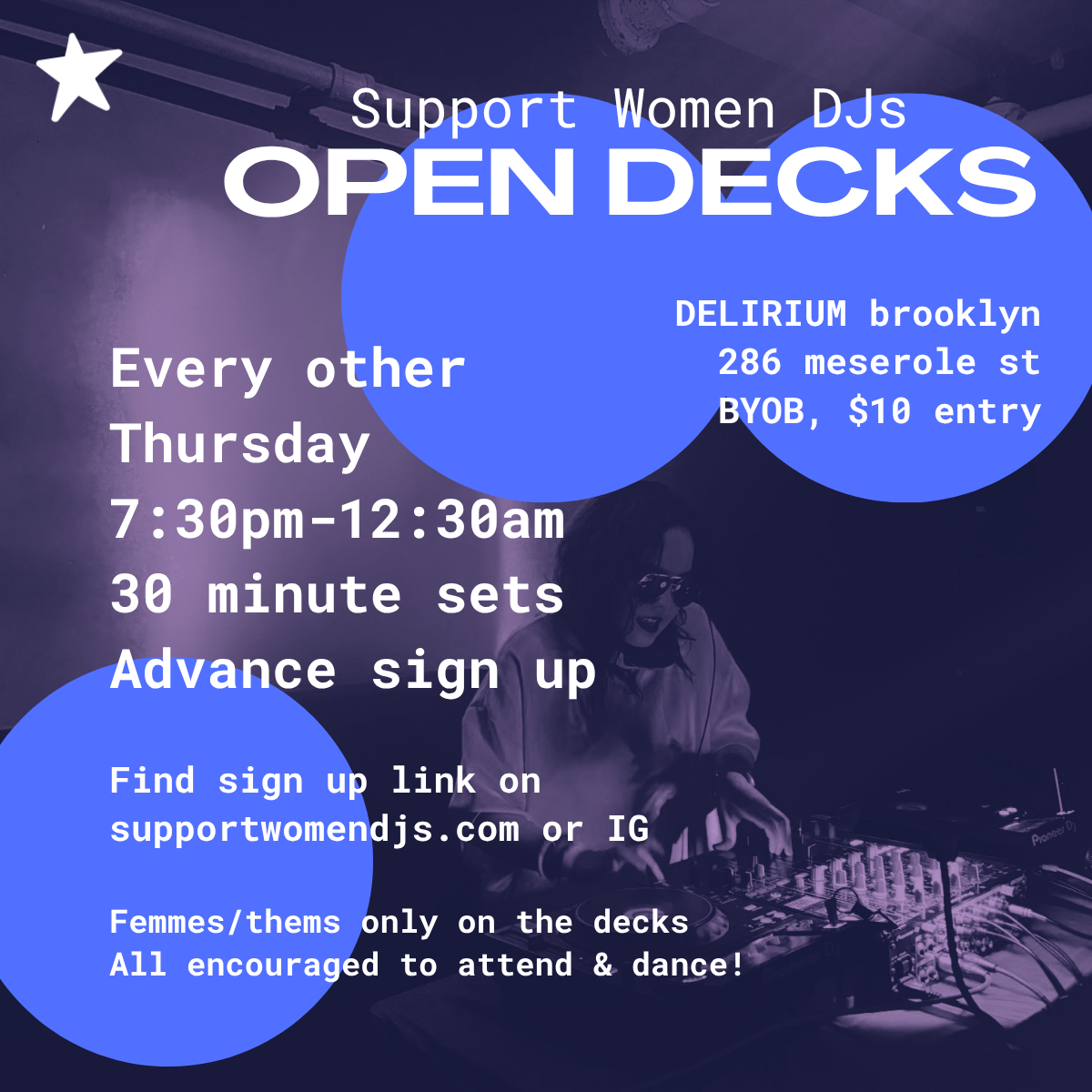 Support Women DJs Open Decks
