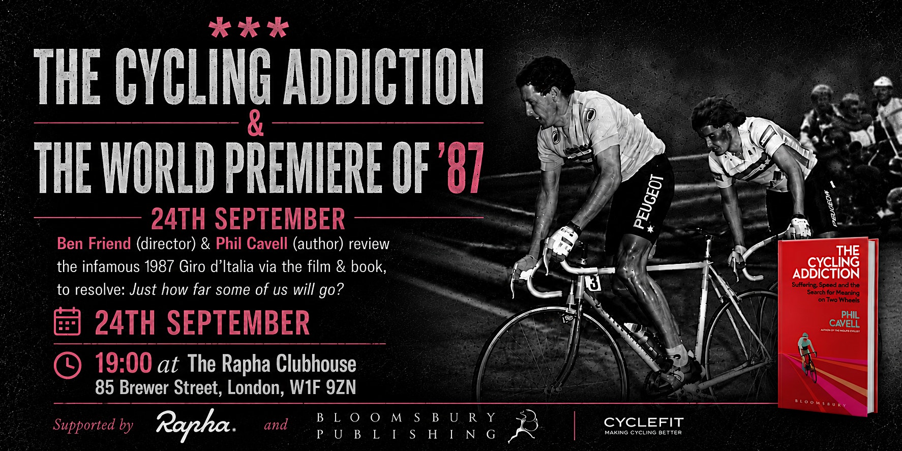 The Cycling Addiction & '87 Film World Premiere