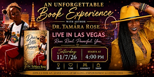 An Unforgettable Book Experience with Dr. TaMara Rose — LIVE in Las Vegas