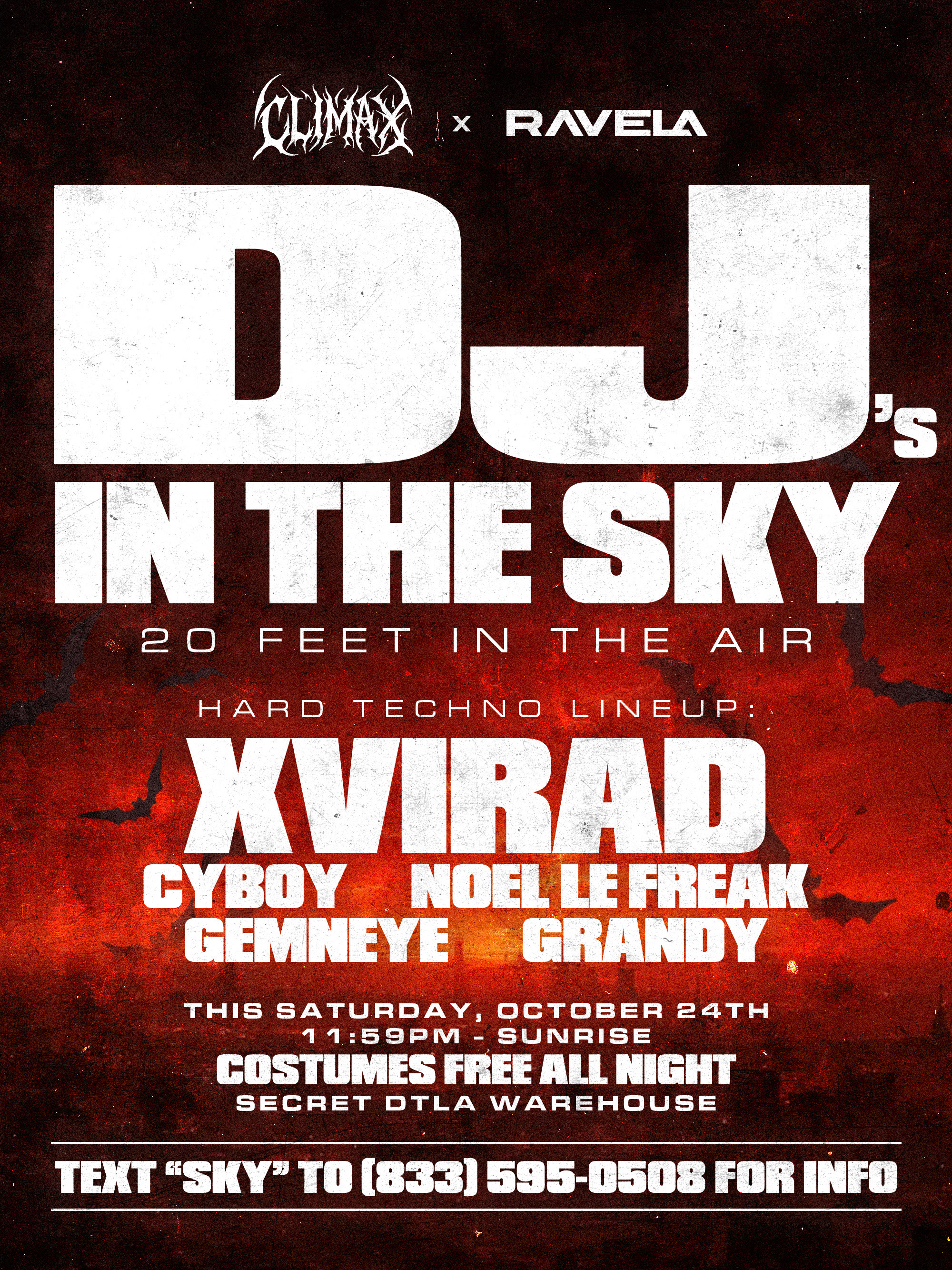 DJ’S IN THE SKY HARD TECHNO