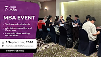 TAKE THE NEXT STEP IN YOUR GLOBAL CAREER AT ACCESS MBA TOKYO