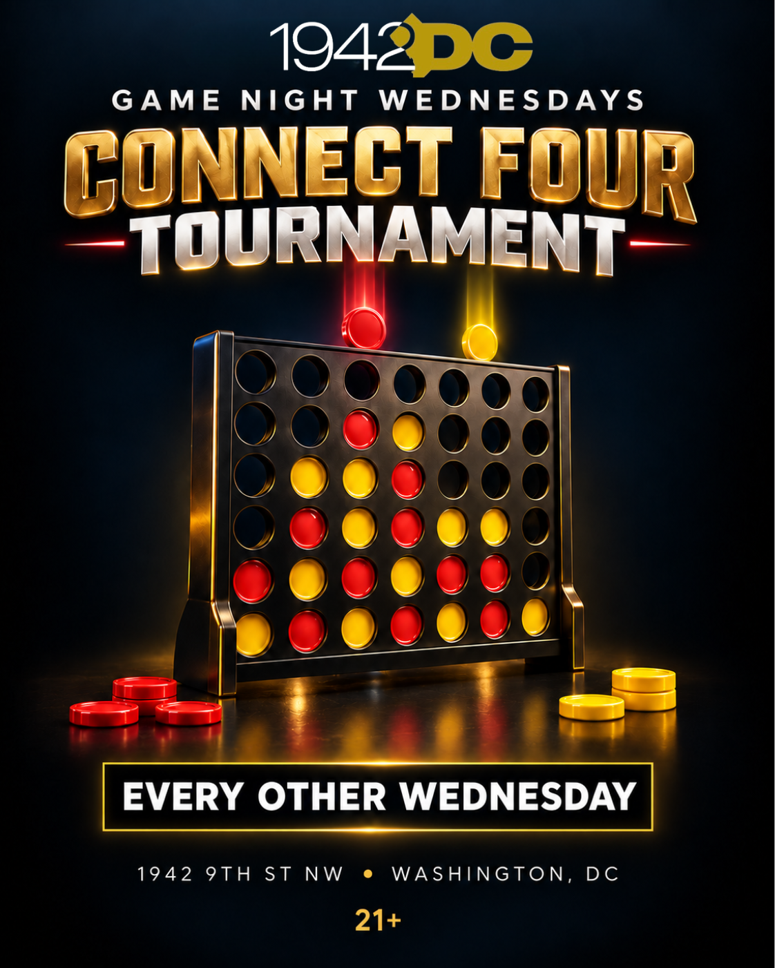 Game Night: Connect Four Tournament at 1942DC