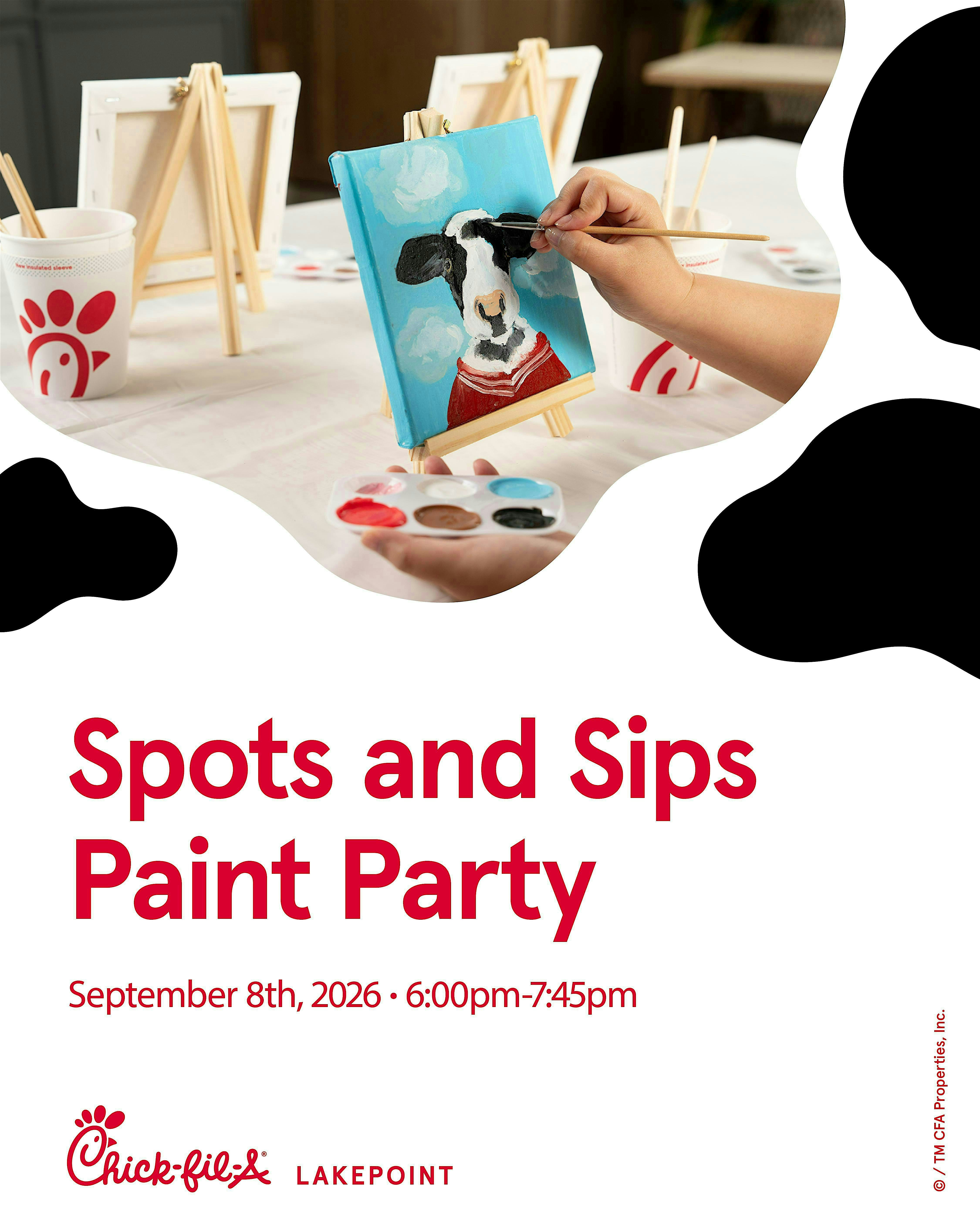 Spots and Sips Paint Party