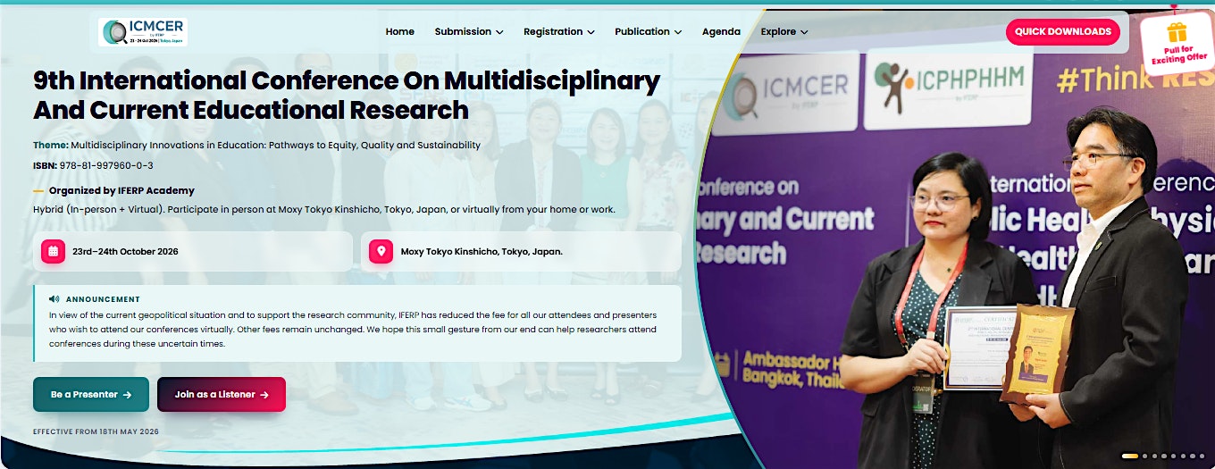 9th ICMCER-2026