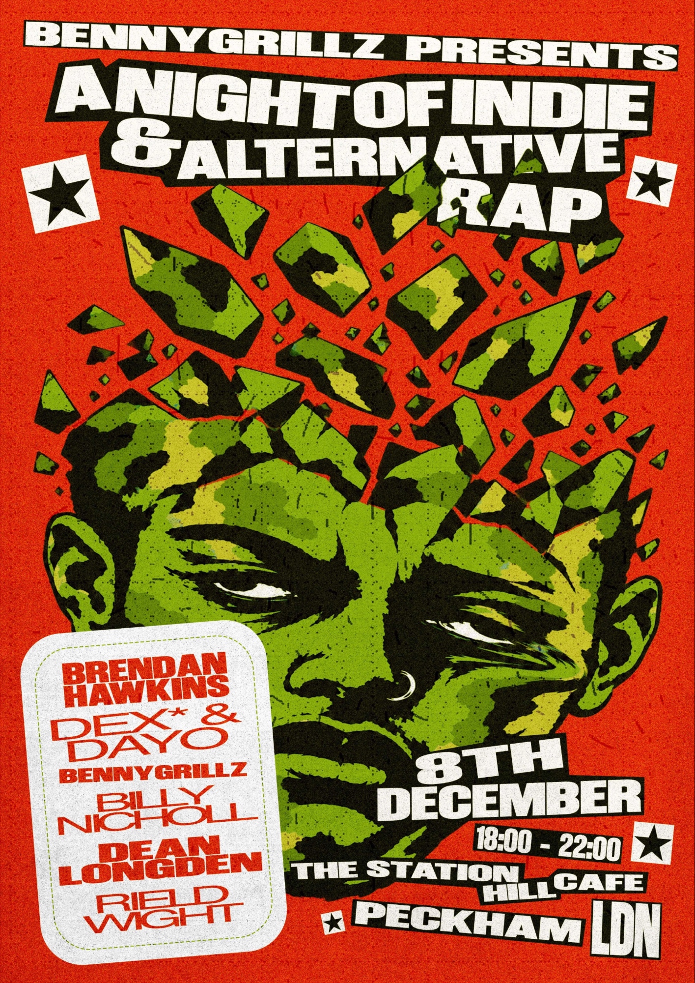 BENNYGRILLZ PRESENTS A NIGHT OF INDIE & ALTERNATIVE RAP