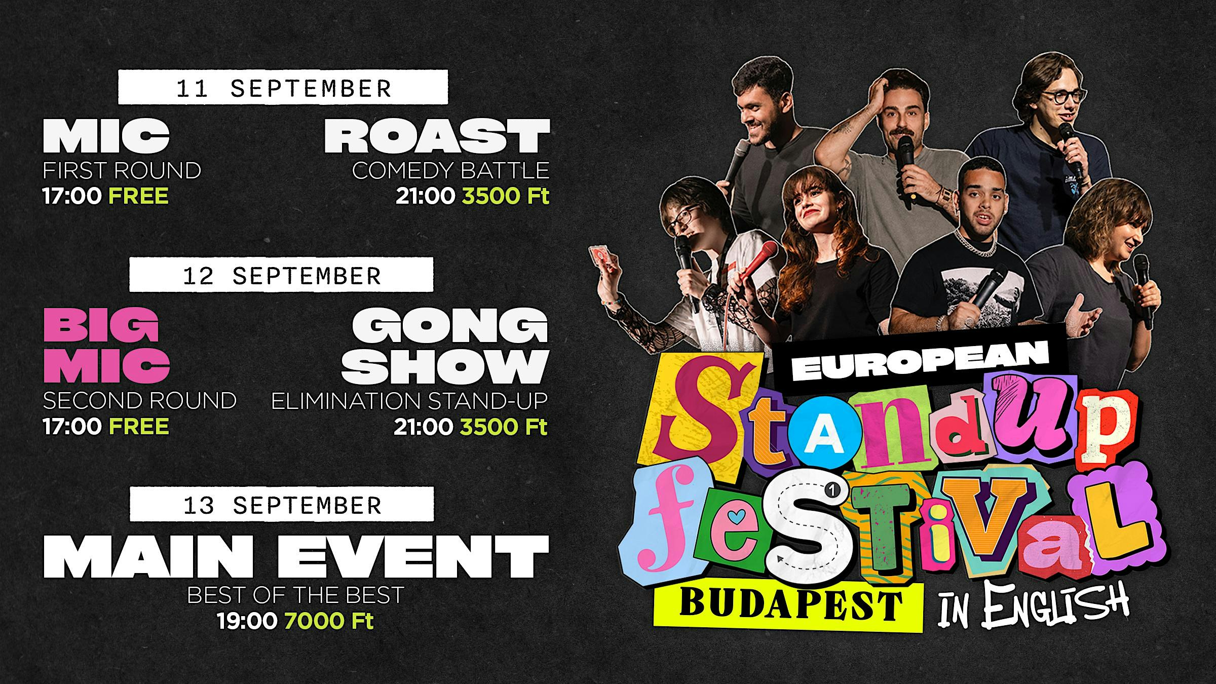 GONG SHOW - European Standup Festival
