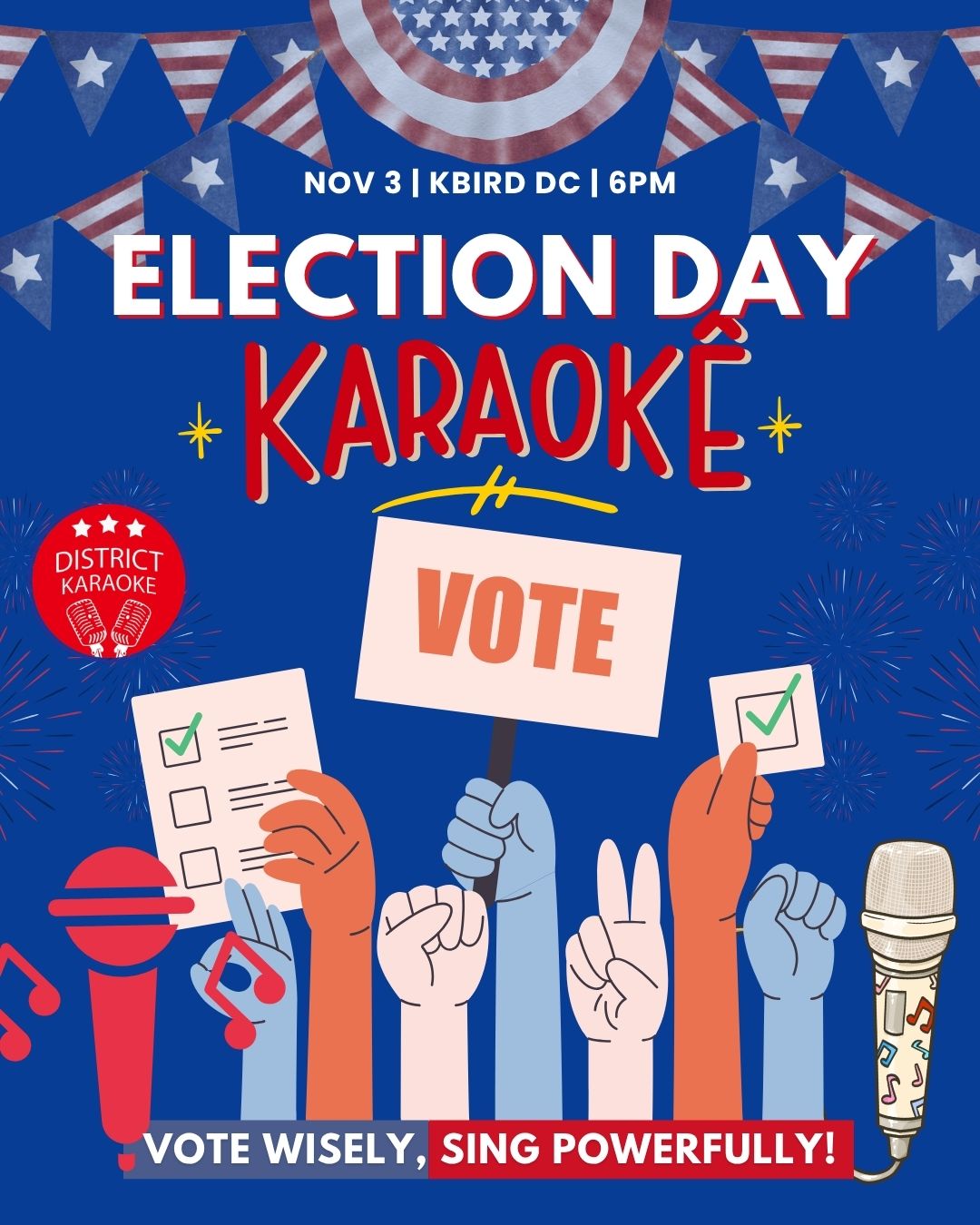 Election Night Karaoke and Watch Party