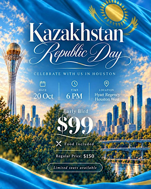 Republic day of Kazakhstan Celebration & Gala Dinner