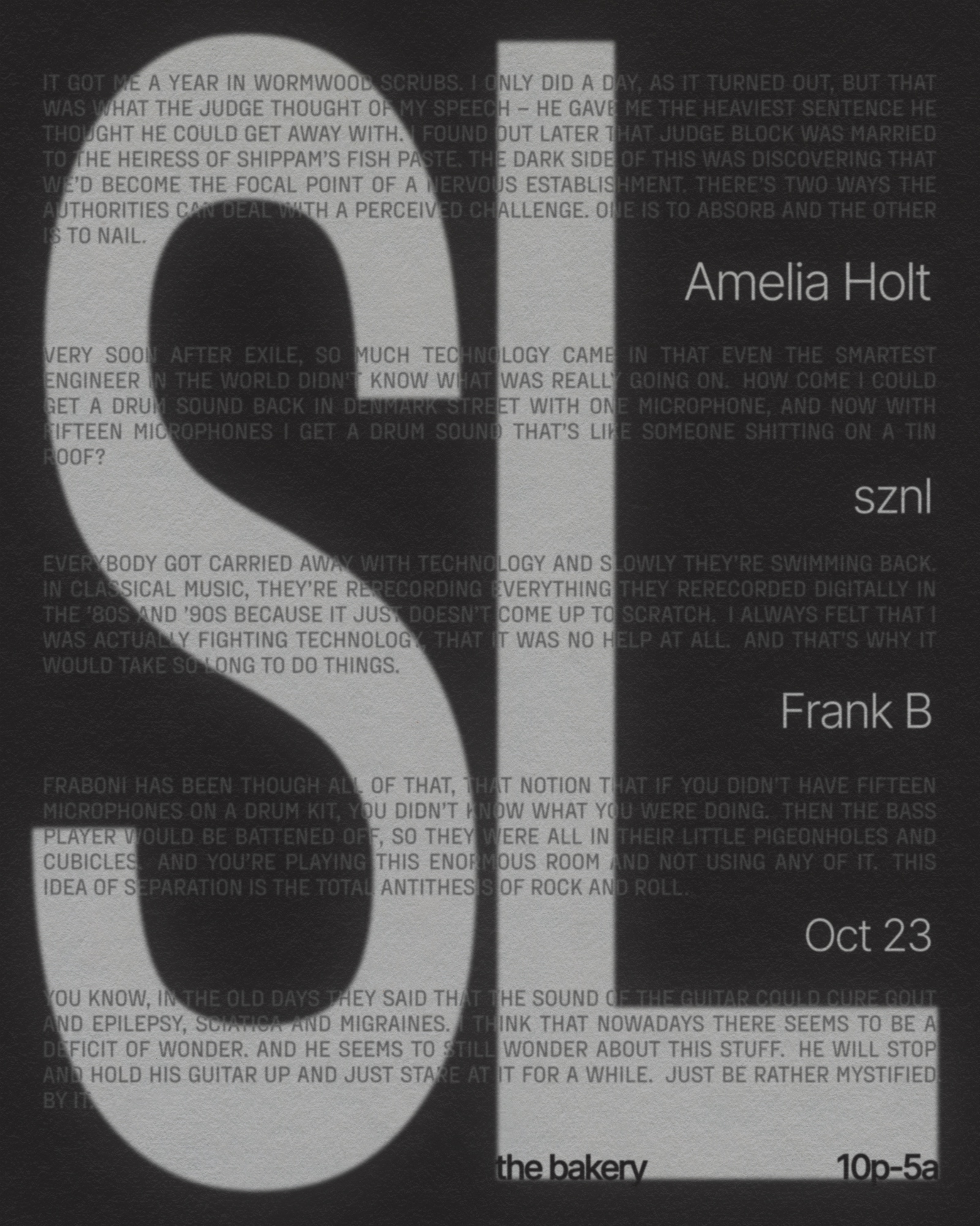 Scrubs Lane: Amelia Holt, sznl, Frank B