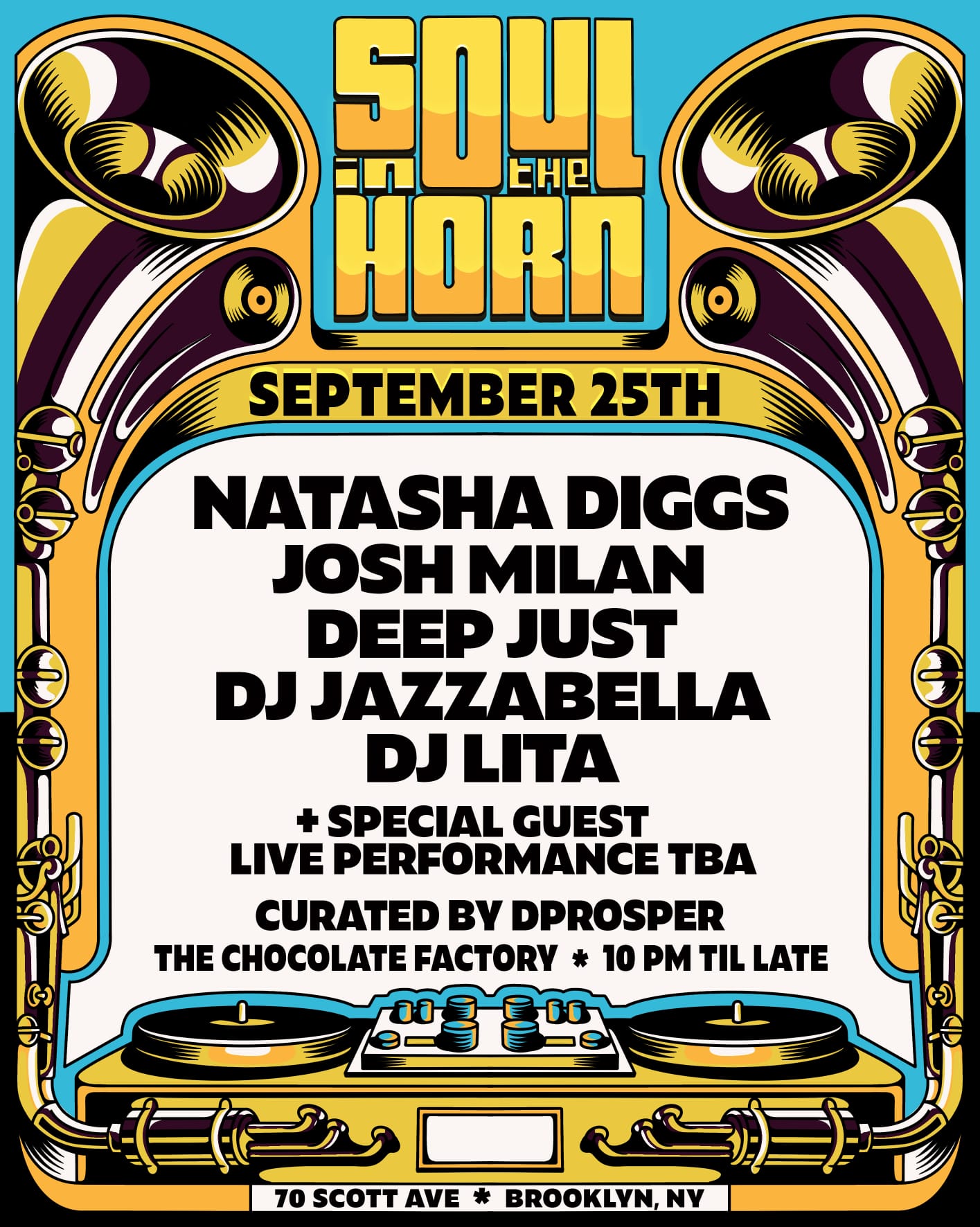 Soul in the Horn FT Natasha Diggs & Friends - September 25