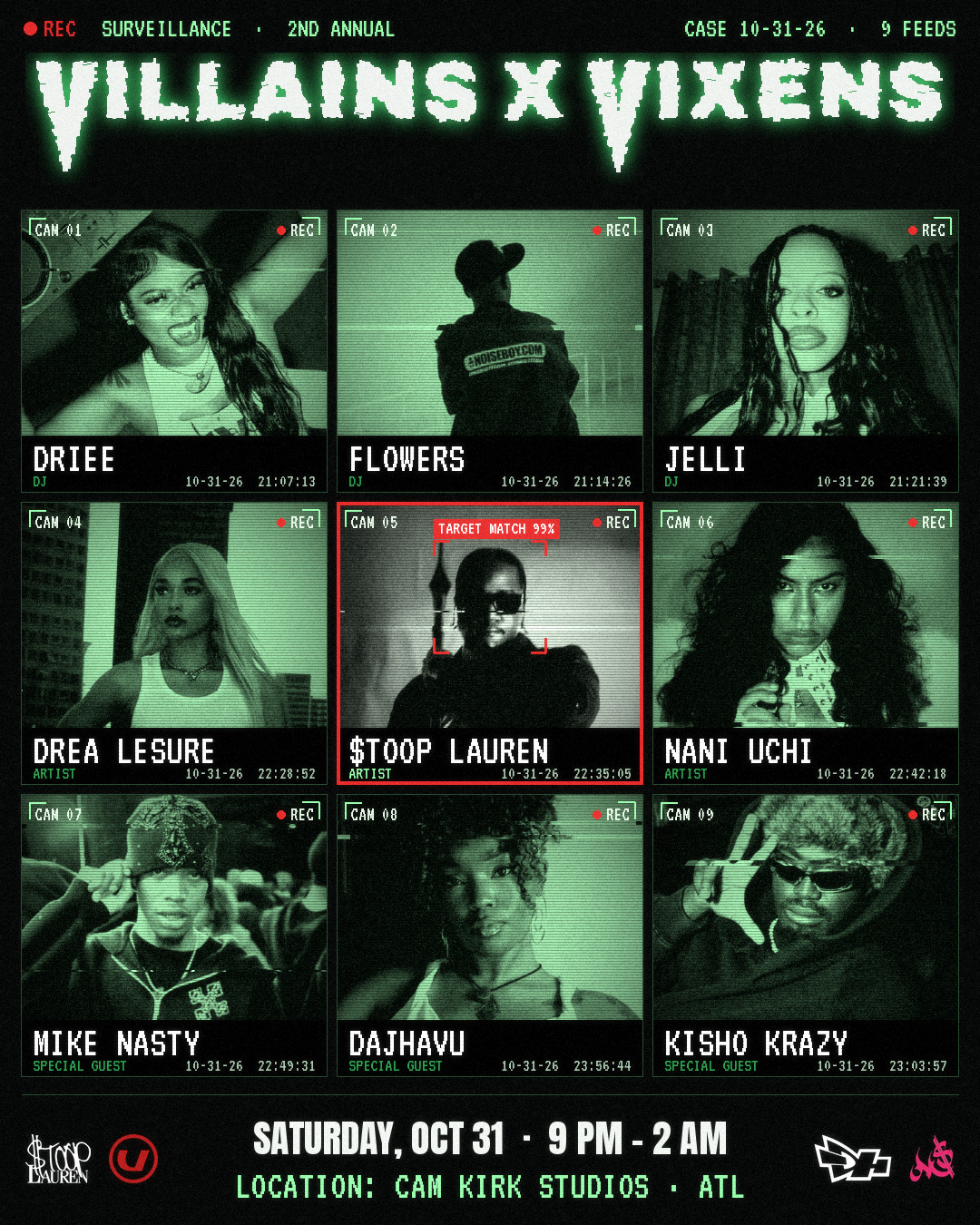 2nd Annual Villains X Vixens