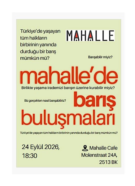 Mahalle’de Barış Buluşmaları #1