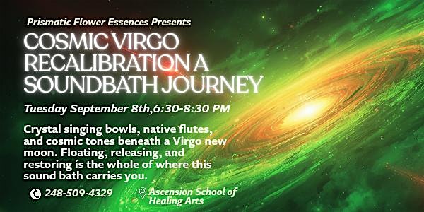 Cosmic Virgo Recalibration: A Sound Bath Journey