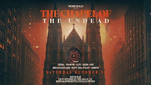 Sound Bar Halloween Party: Chapel of the Undead — Oct 31