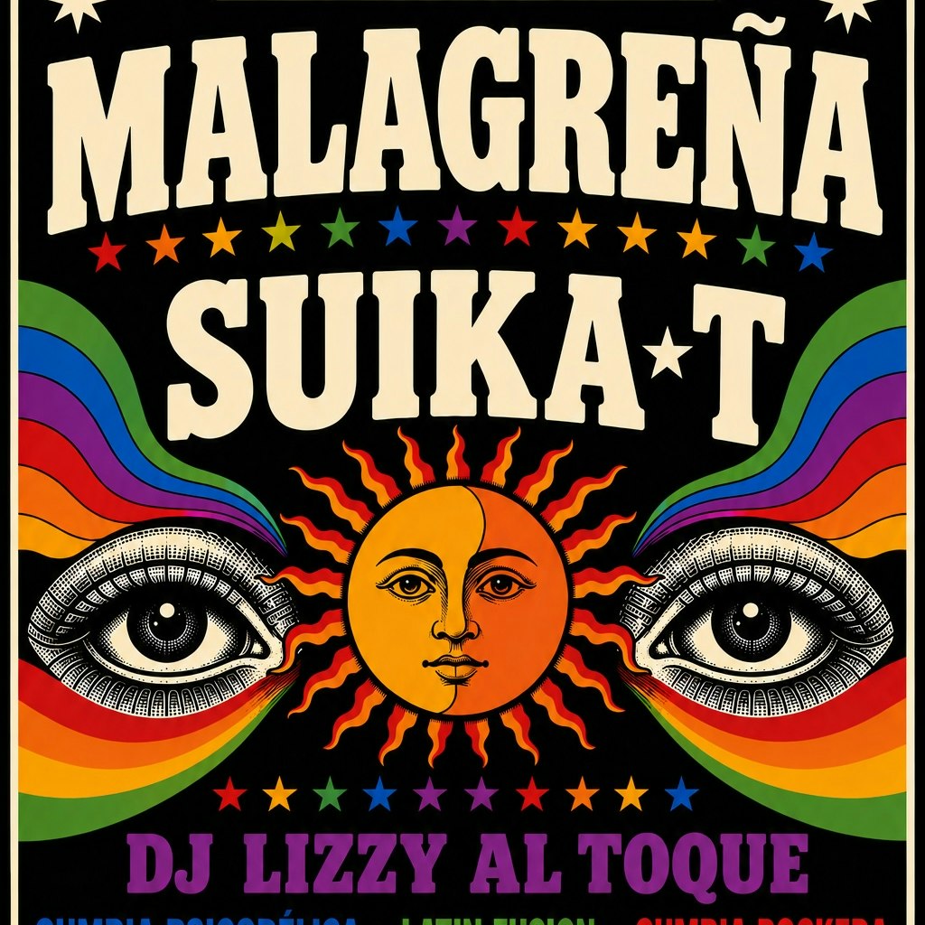 Mala Greña and Suika T with DJ Lizzy Al Toque