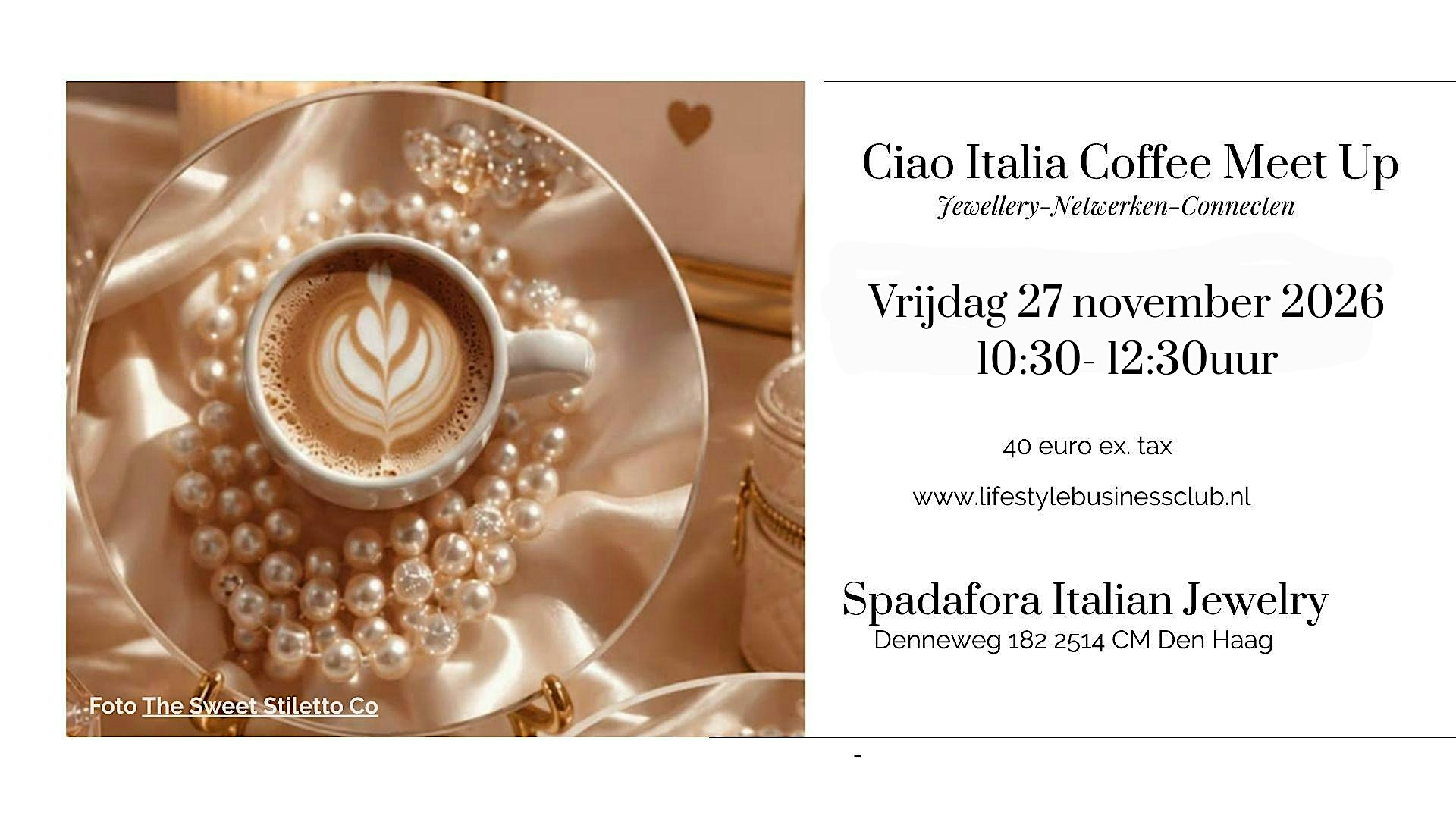 Ciao Italia Coffee Meet Up - Spadafora Italian Jewelry