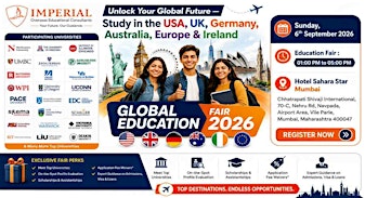 India’s Biggest Global Education Fair 2026 | Mumbai — Meet World’s Top Uni