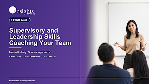 Supervisory Skills: Coaching Your Team