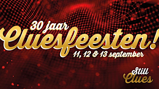 Cluesfeesten 11-12-13 September 2026