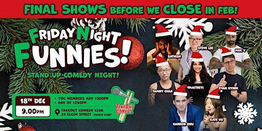 This week at TakeOut Comedy - Friday Night Funnies!
