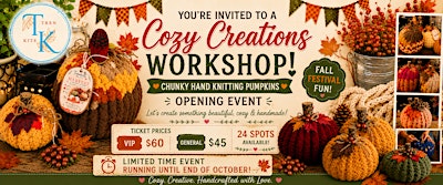 Trenkits Knit & Sip Pumpkin Workshop