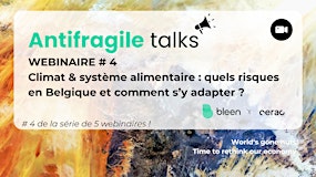 #4/5: Climat & système alimentaire: risques en Belgique et adaptation FR/EN