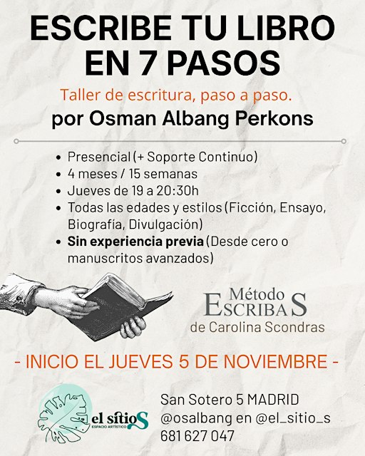 Escribe tu libro en 7 pasos
