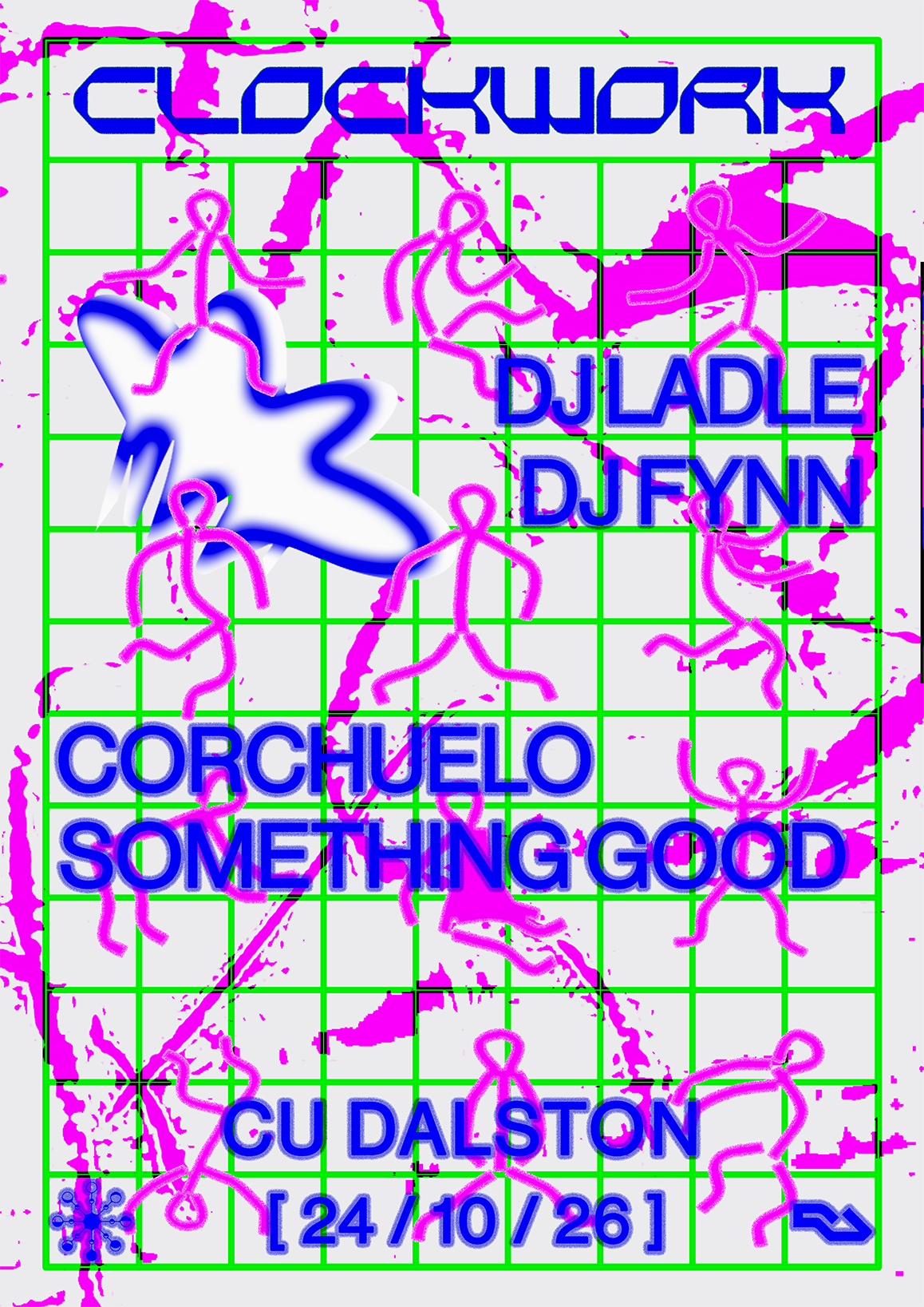 clockwork: dj ladle, dj fynn, corchuelo, something good