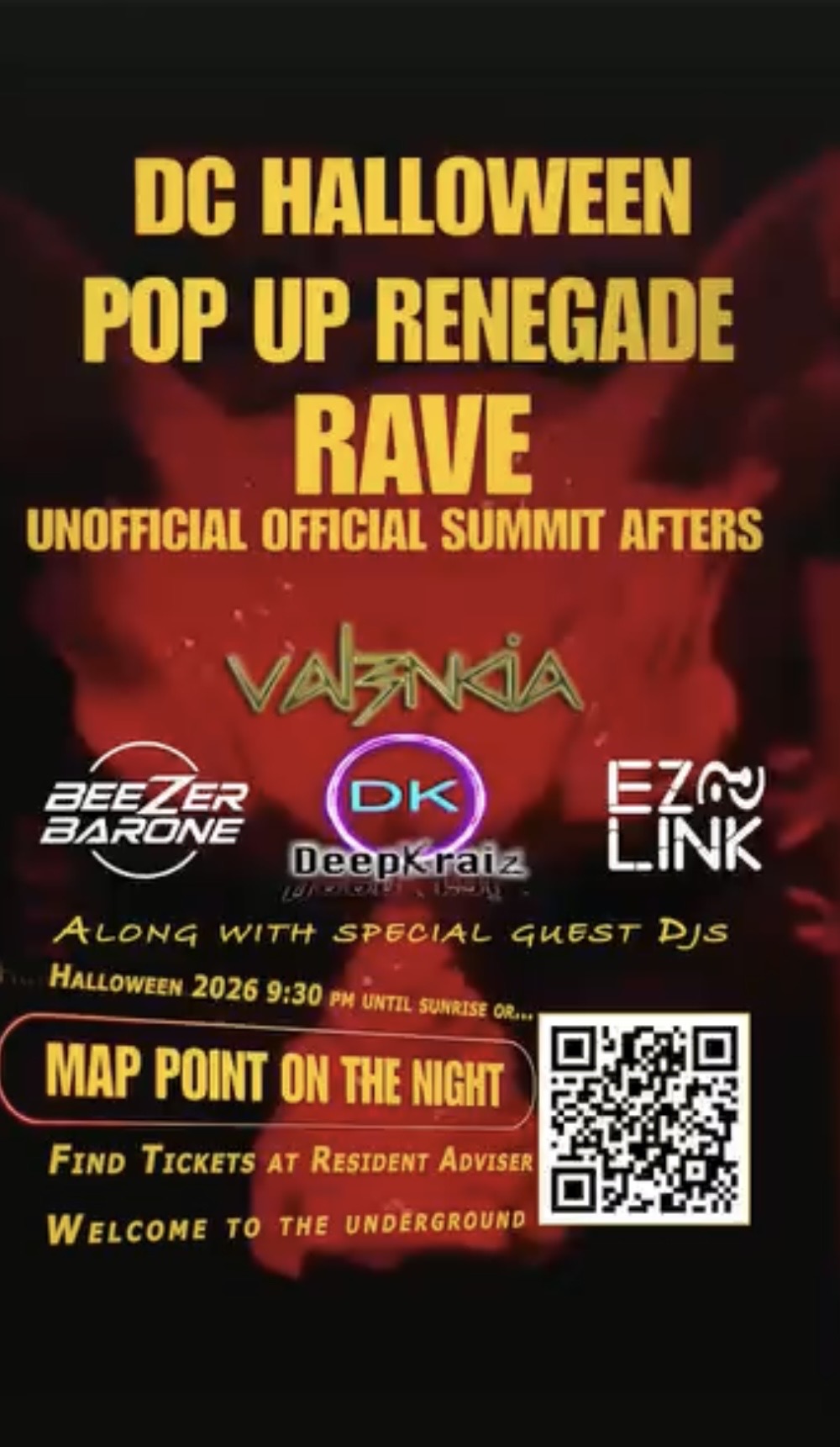 Renegade Unofficial Official Summit Afters Popup