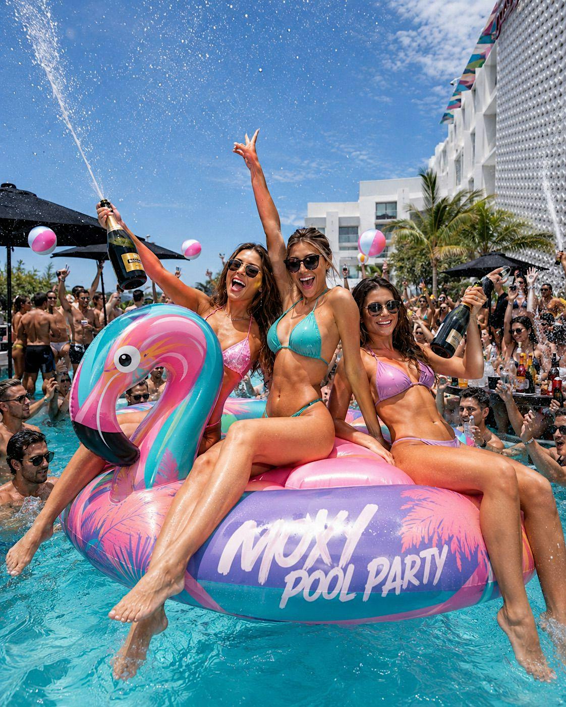 House Music @ Moxie Pool Party