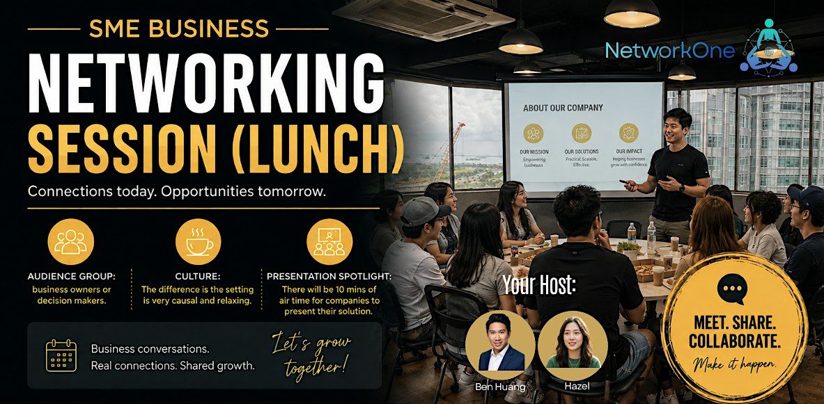 High Impact SME Business Networking Session (Lunch) Pitch Mixer