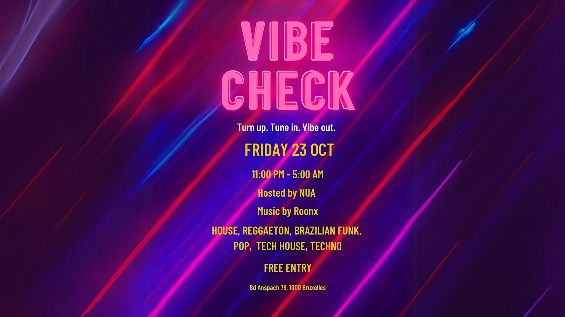 VIBE CHECK - FREE International Party