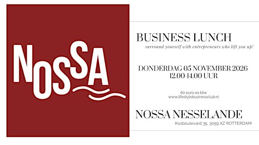 Waterfront Business Lunch Rotterdam