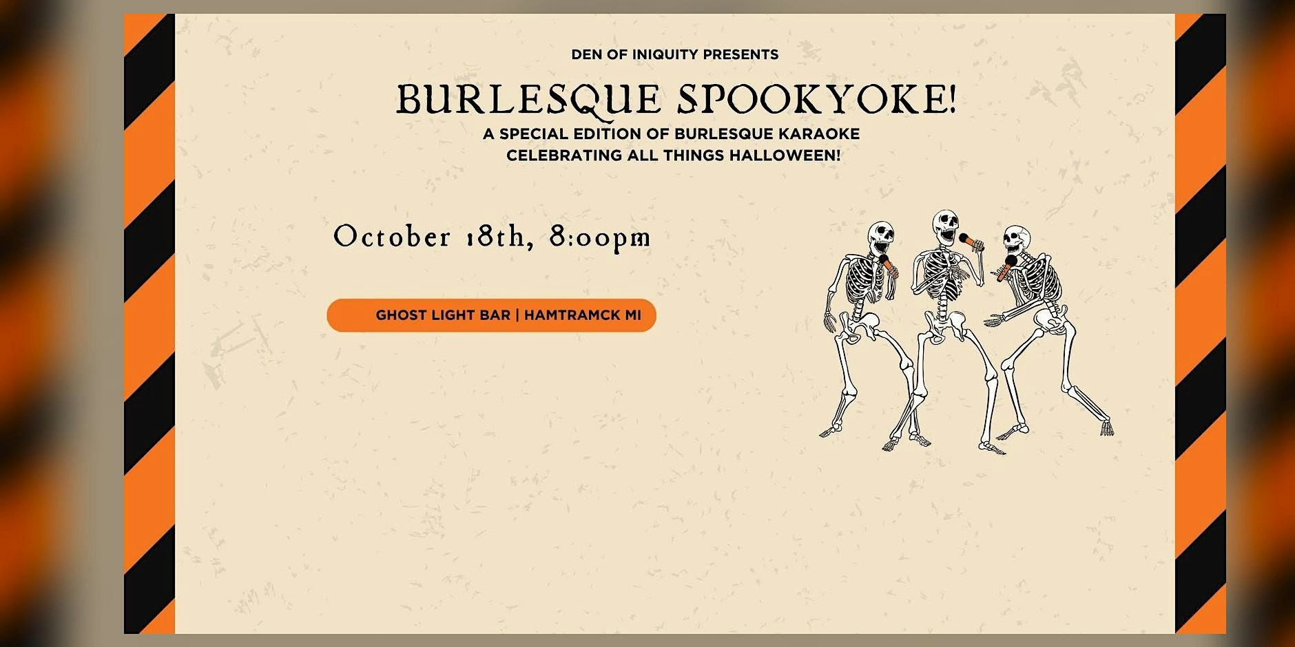 Burlesque Spookyoke at Ghost Light